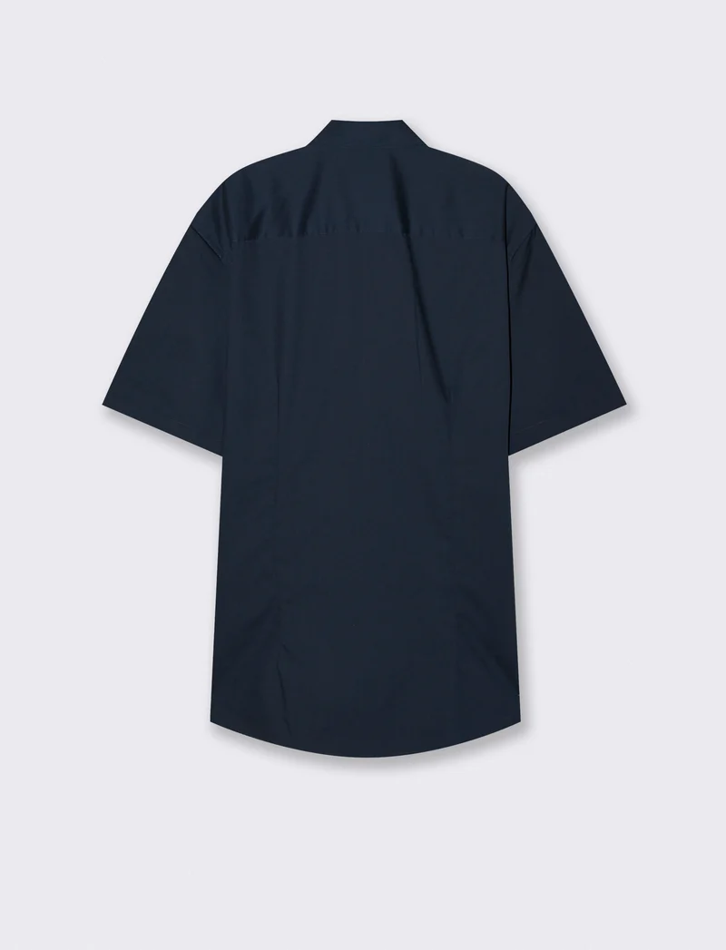 Camicia Regular Fit Easy Iron Botton Down - Blu