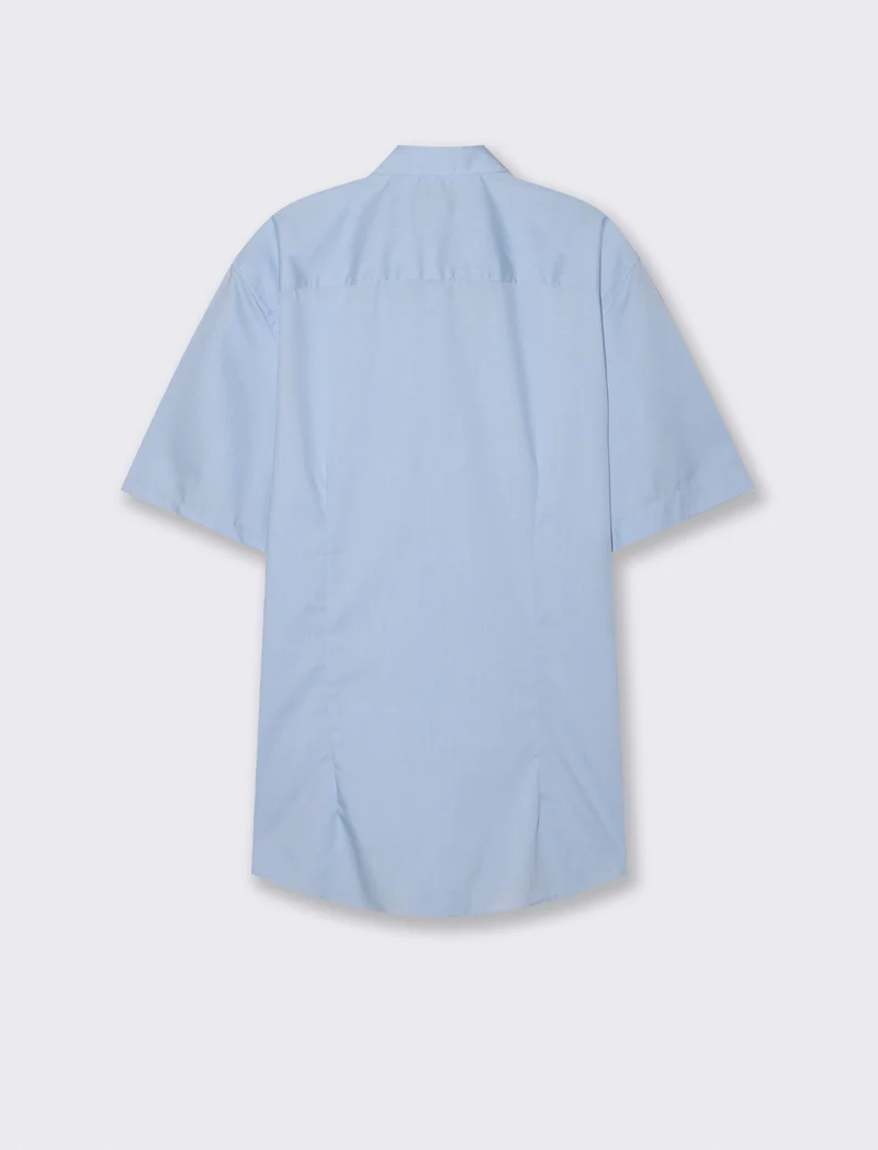 Camicia Regular Fit Easy Iron Botton Down - Celeste