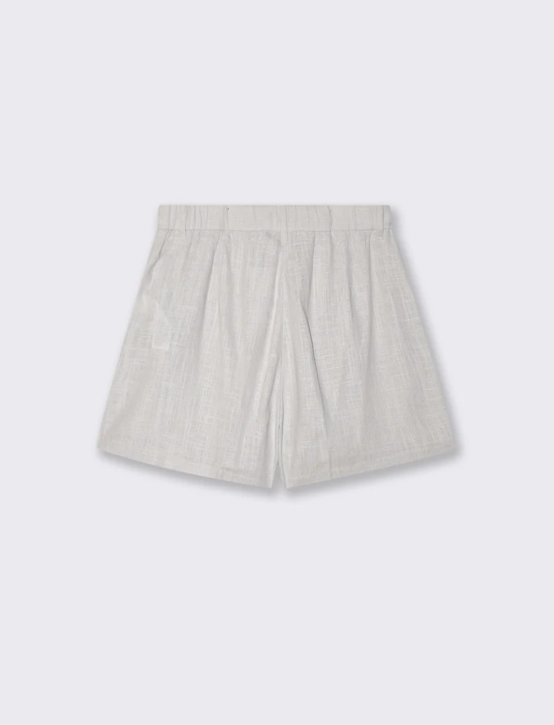 Short con Elastico e Tasche Americane - Sabbia