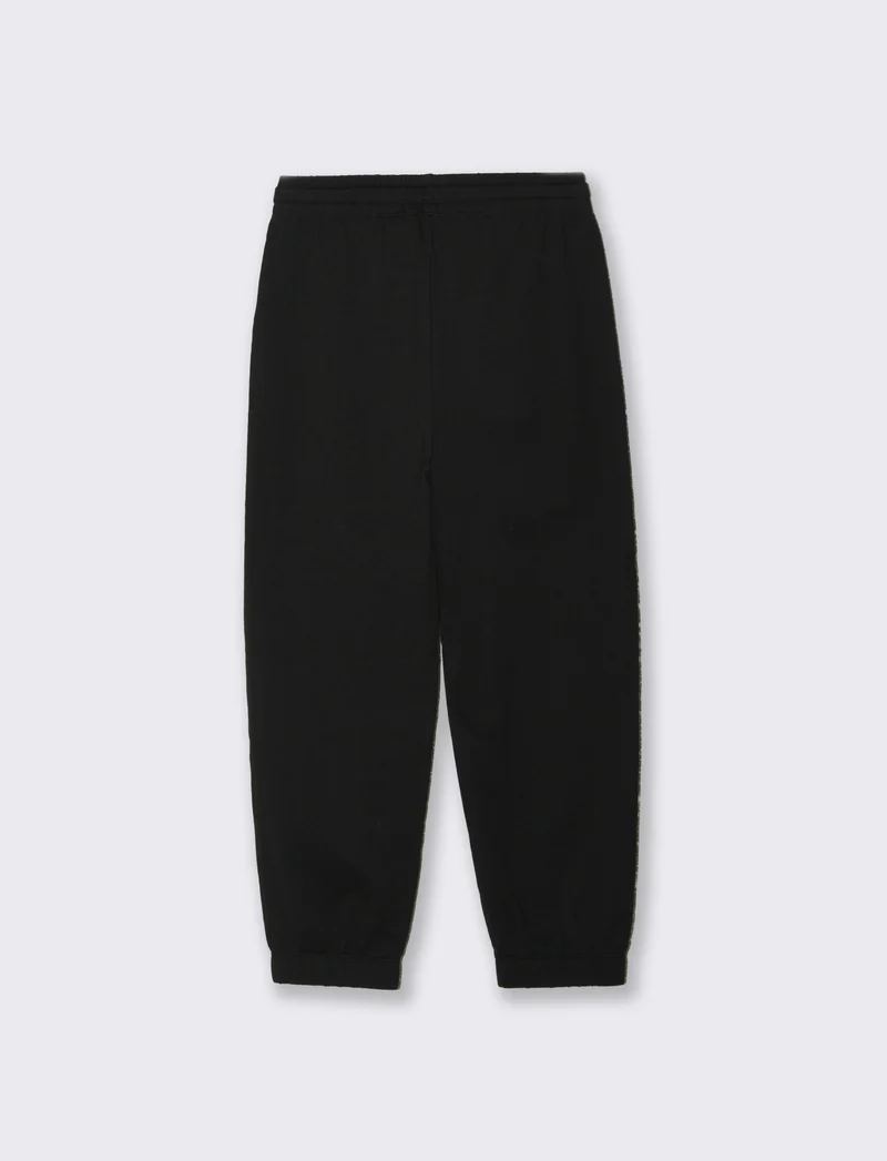 Jogger in jersey di cotone comodi - Nero