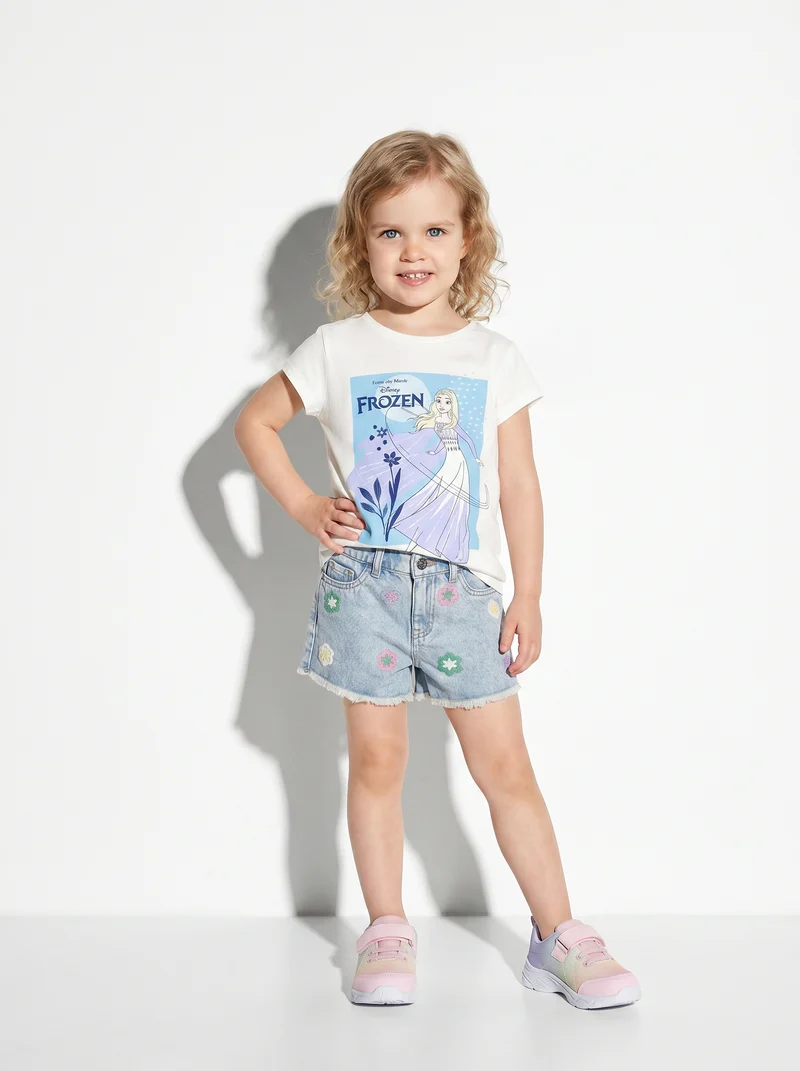 T-shirt Disney Frozen mezza manica cotone - var 2