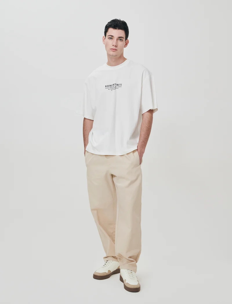 T-shirt con stampa - Bianco