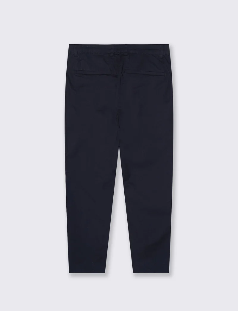 Pantaloni Chino Slim Fit in Cotone Stretch - Blu