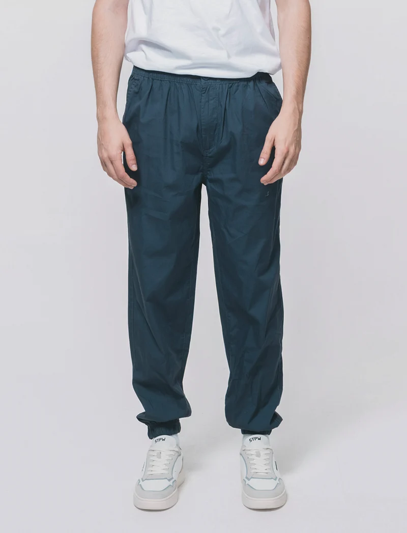 Pantaloni Jogger in Cotone con Vita Elastica - Avion