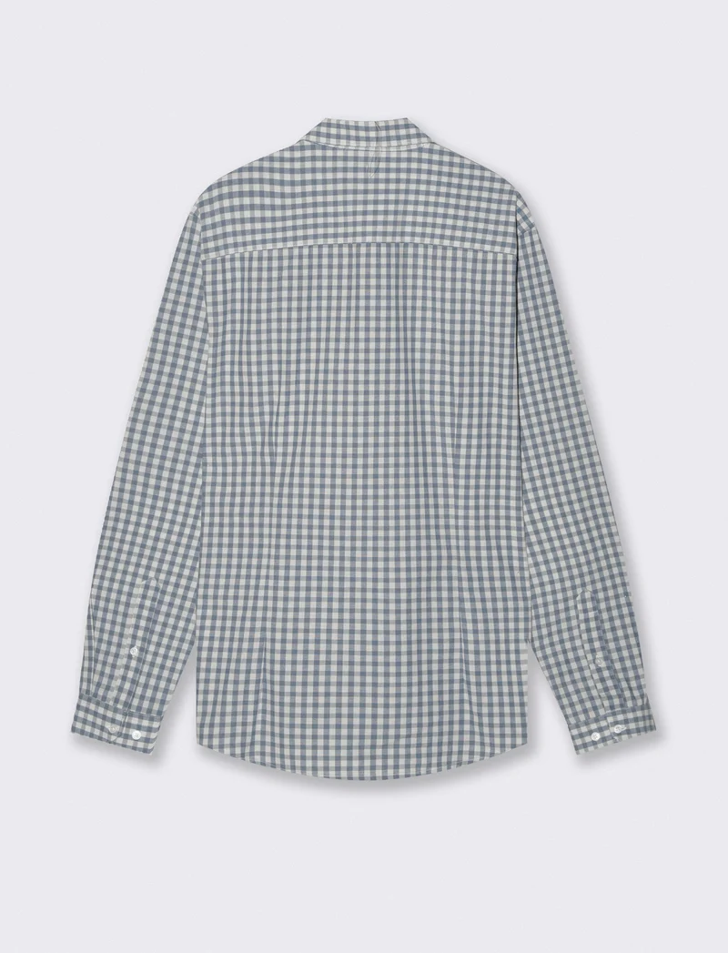 Camicia a quadri regular fit in cotone - CARTA DA ZUCCHERO