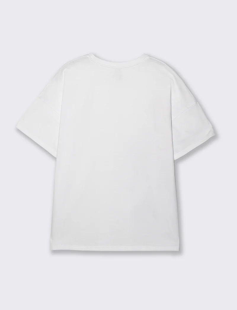 T-Shirt Manica Corta con Stampa - var 1