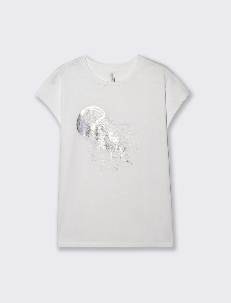 T-shirt manica corta con stampa - var 1