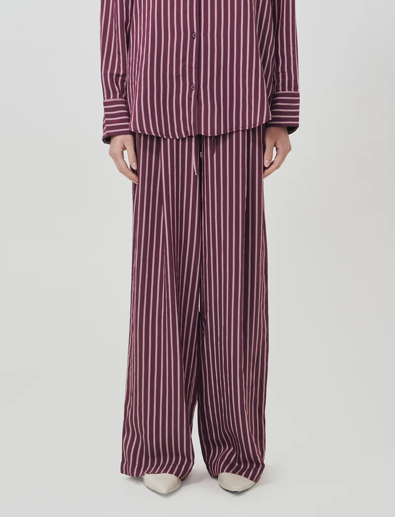 Pantalone Elastico a Righe Verticali - var 2