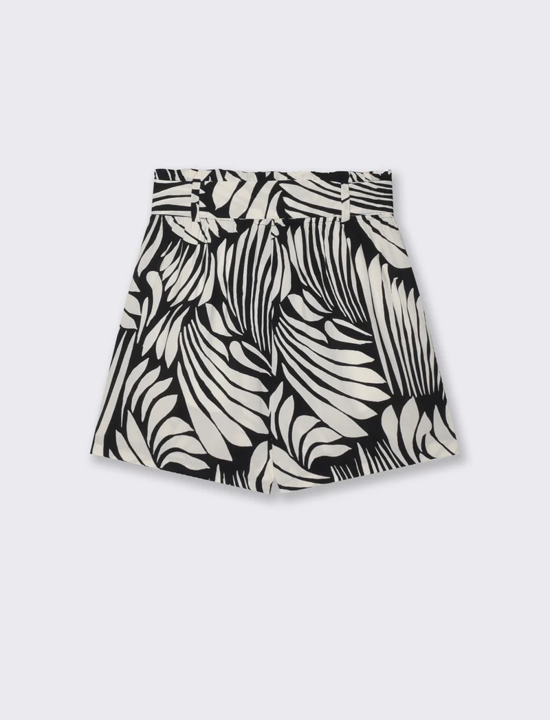 Short Vita Alta con Fusciacca e Tasche - var 1