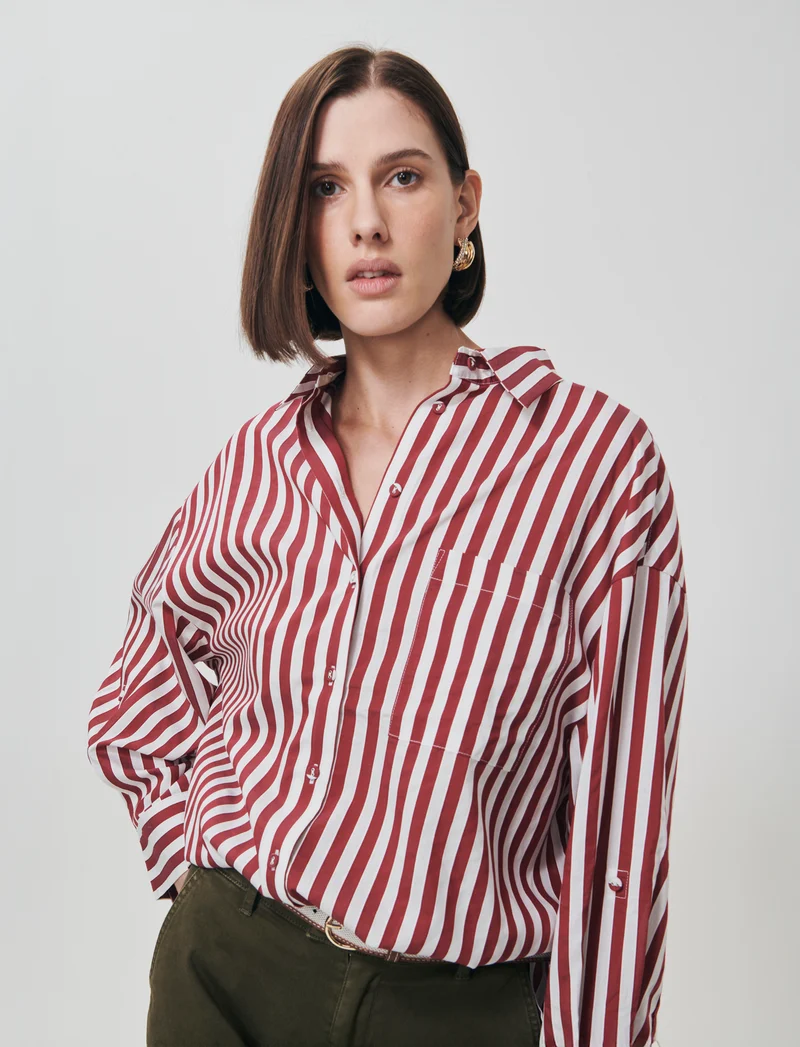 Camicia Manica Lunga a Righe - var 2