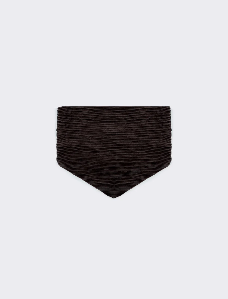 Foulard Quadrato Unito Elegante - Marrone