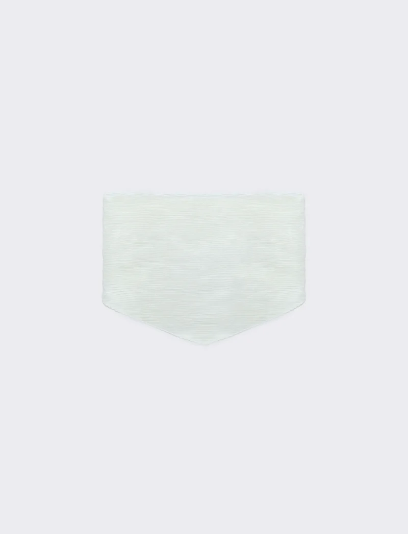 Foulard Quadrato Unito Elegante - Bianco