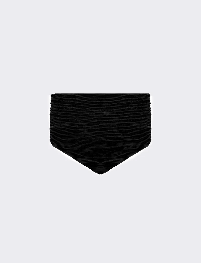 Foulard Quadrato Unito Elegante - Nero