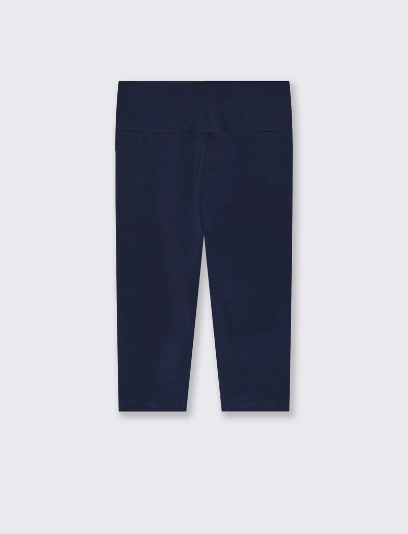 Leggings Vita Alta Pinocchietto - Blu