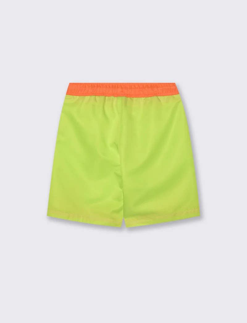 Costume boxer bicolore con bustino - Giallo