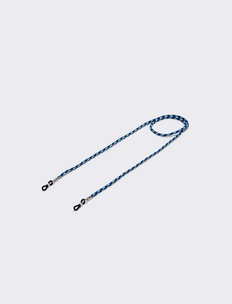 Laccio occhiali con cordoncino pratico - Blu