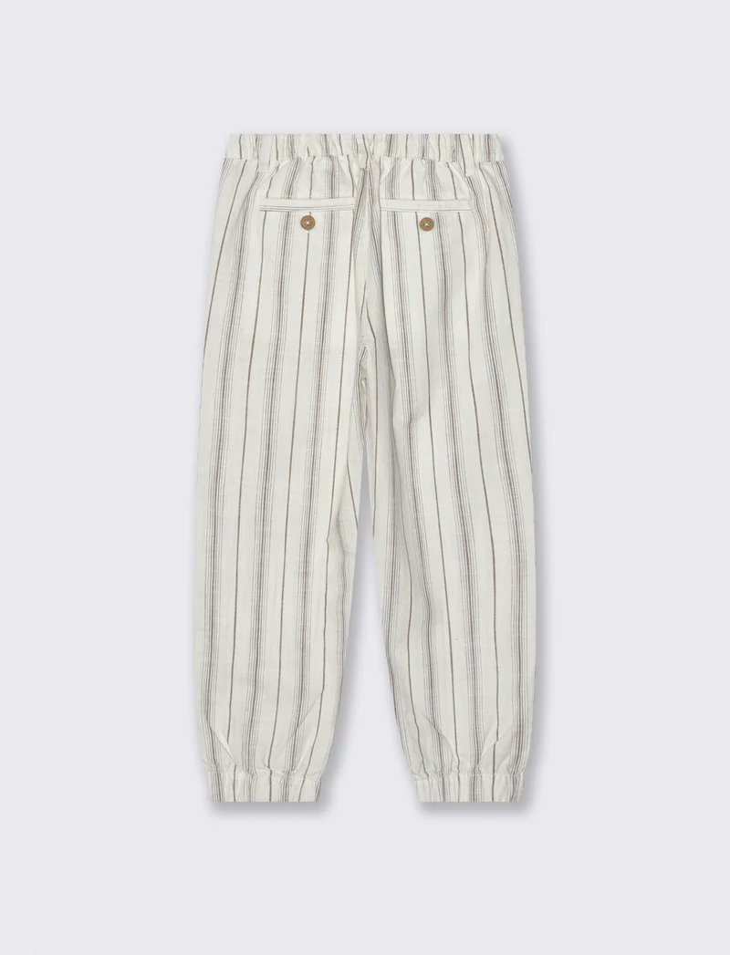 Pantaloni jogger rigati in cotone estivi - Righe