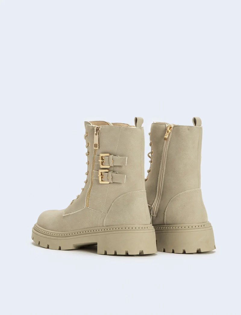 Biker beige da donna - Beige
