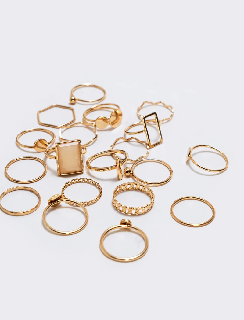 Anelli sottili in varie forme - Oro
