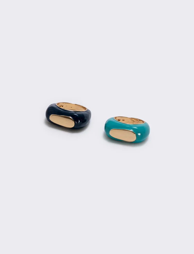 Anelli con pietra elegante - Turchese