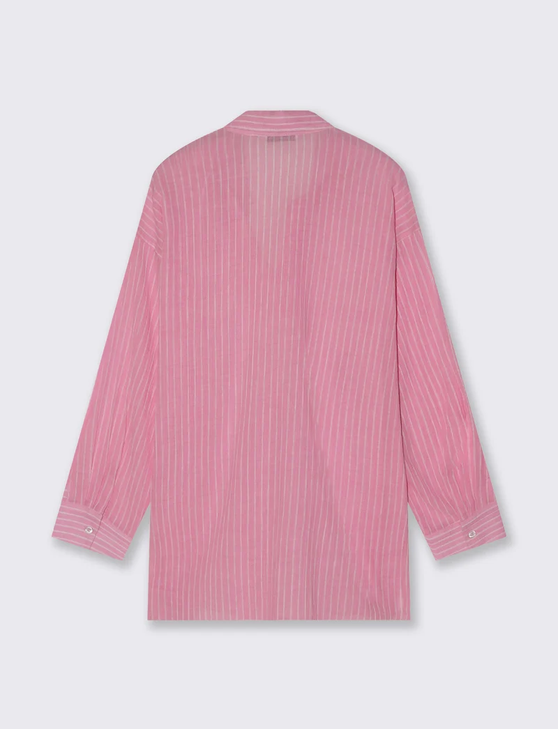 Camicia Manica Lunga Scollo a V Relaxed - var 1