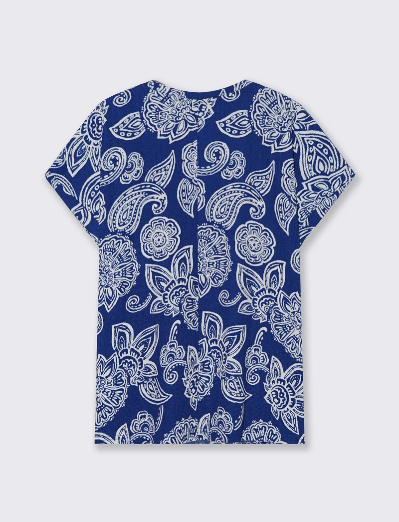 T-Shirt Basica Manica Corto con Spacchetti - var 2
