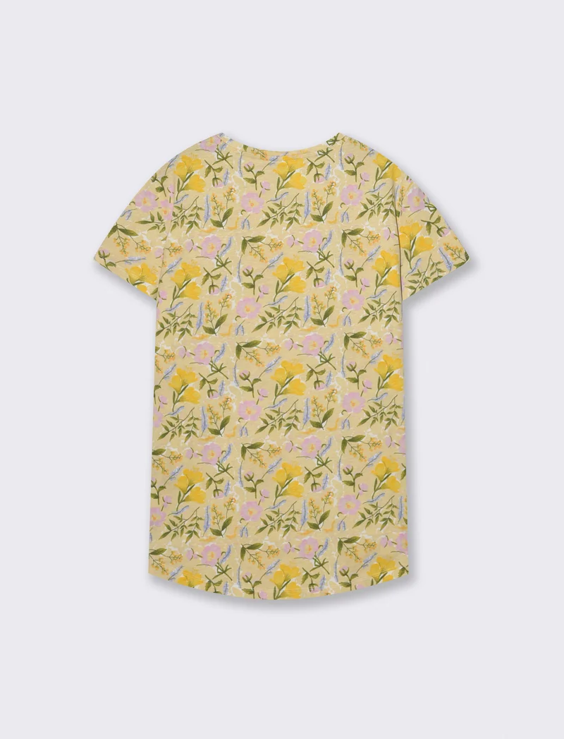 T-Shirt in Cotone Manica Corta Rigata - var 3