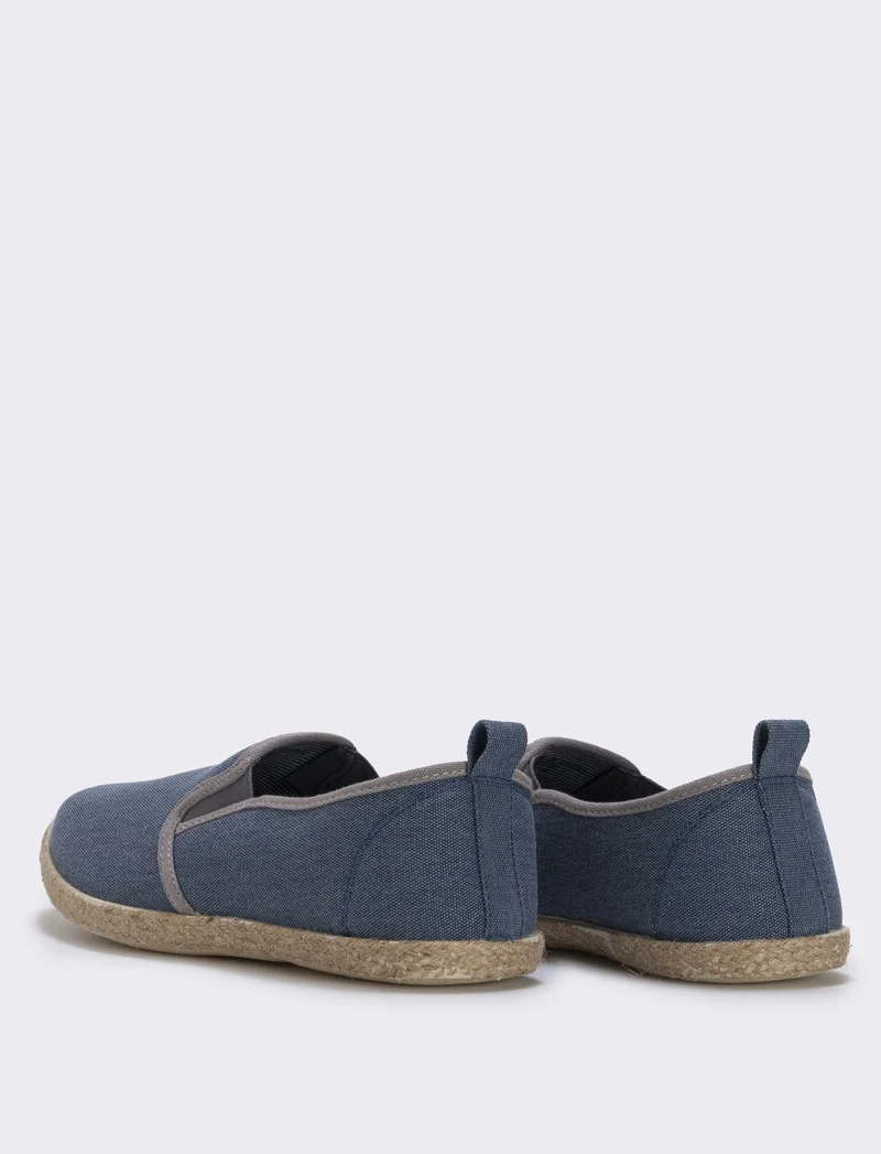Espadrillas in canvas effetto denim uomo - Blu