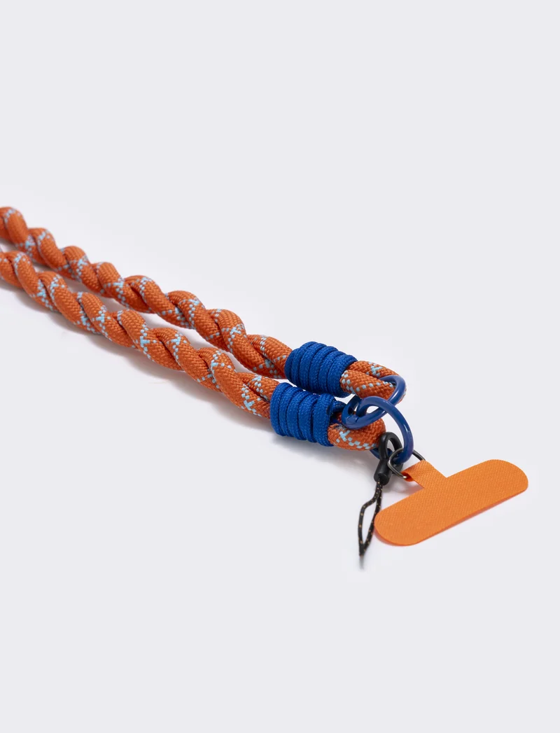 Laccio portacellulare cordoncino elegante - Arancio