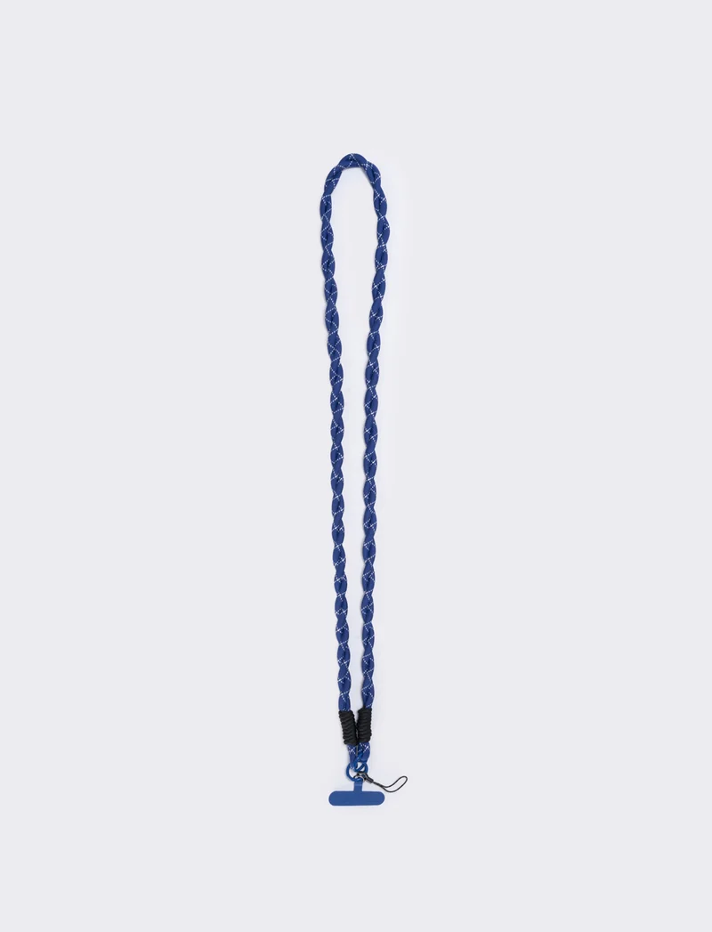 Laccio portacellulare cordoncino elegante - Blu