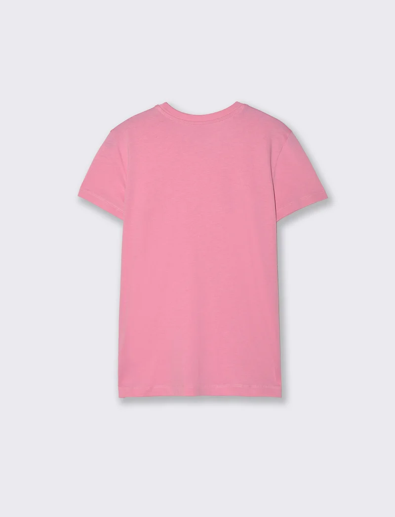 T-Shirt Mezza Manica con Stampa Frontale - var 2