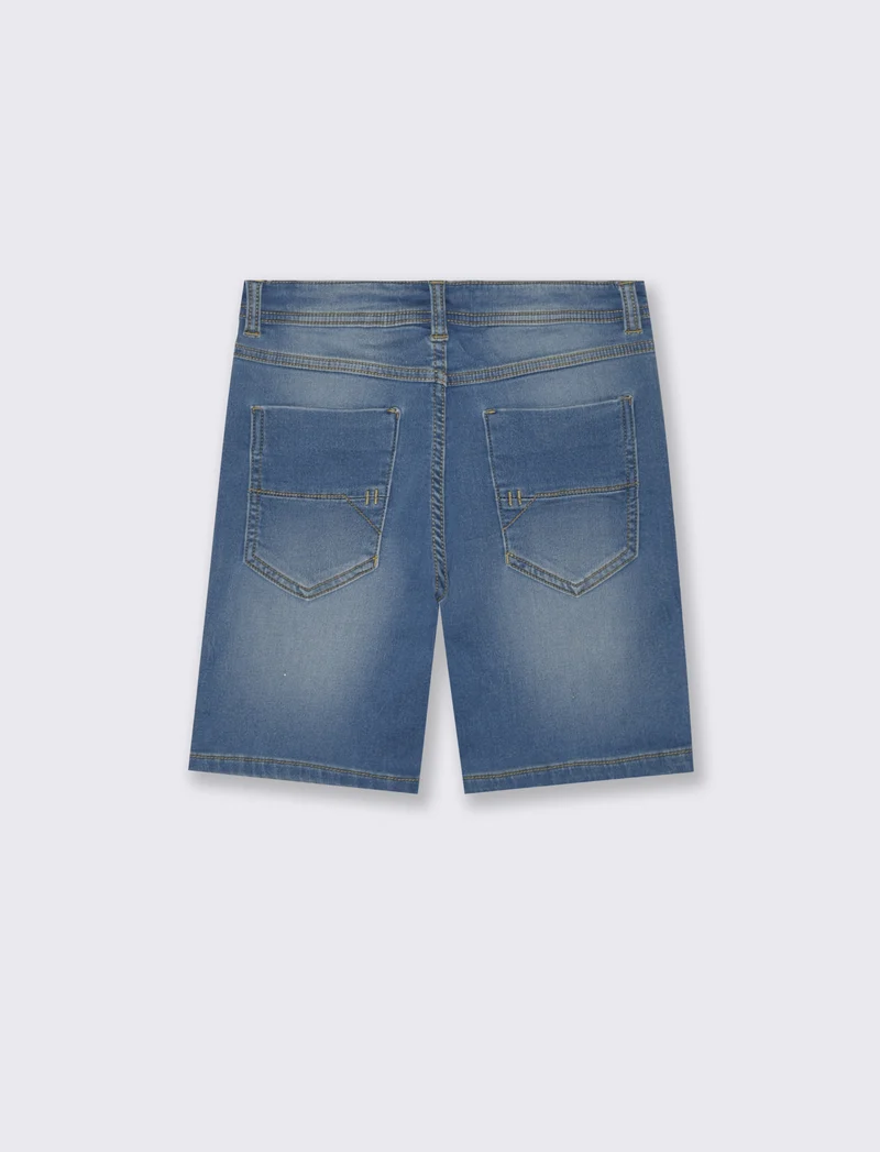 Bermuda 5 tasche effetto denim estivo - Denim