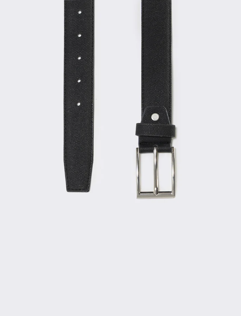 Cintura basica per uomo versatile e pratica - Nero