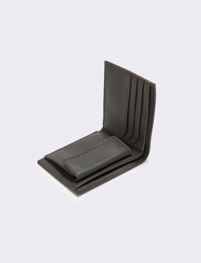 Portafogli basico per uomo elegante - Moro