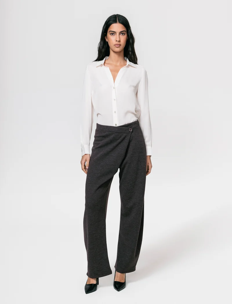 Pantalone in maglia - Moro