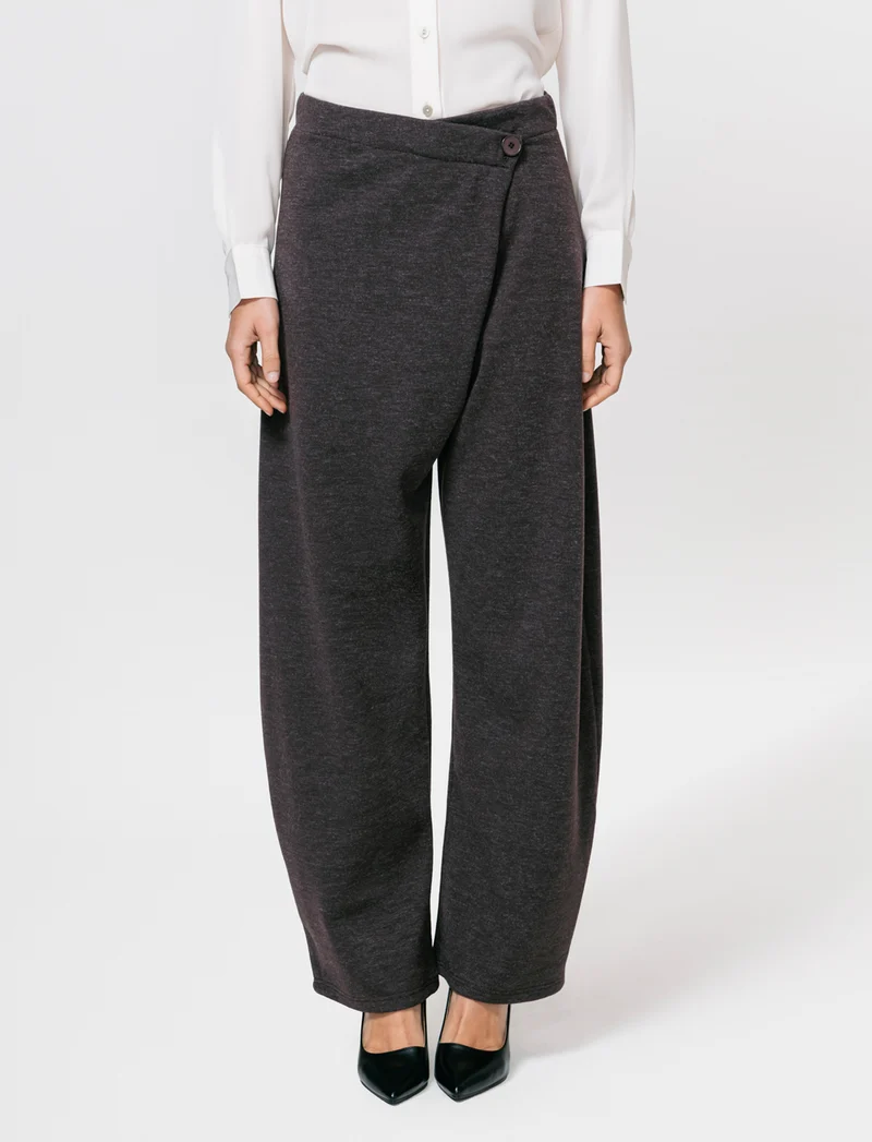 Pantalone in maglia - Moro