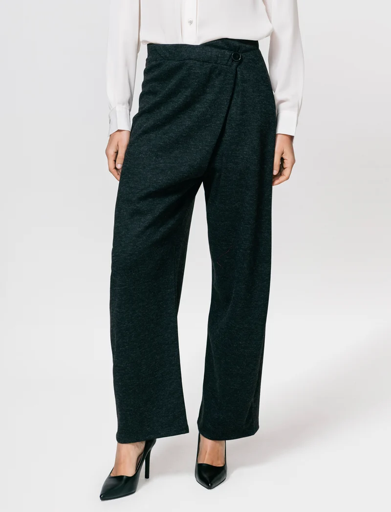 Pantalone in maglia - Nero
