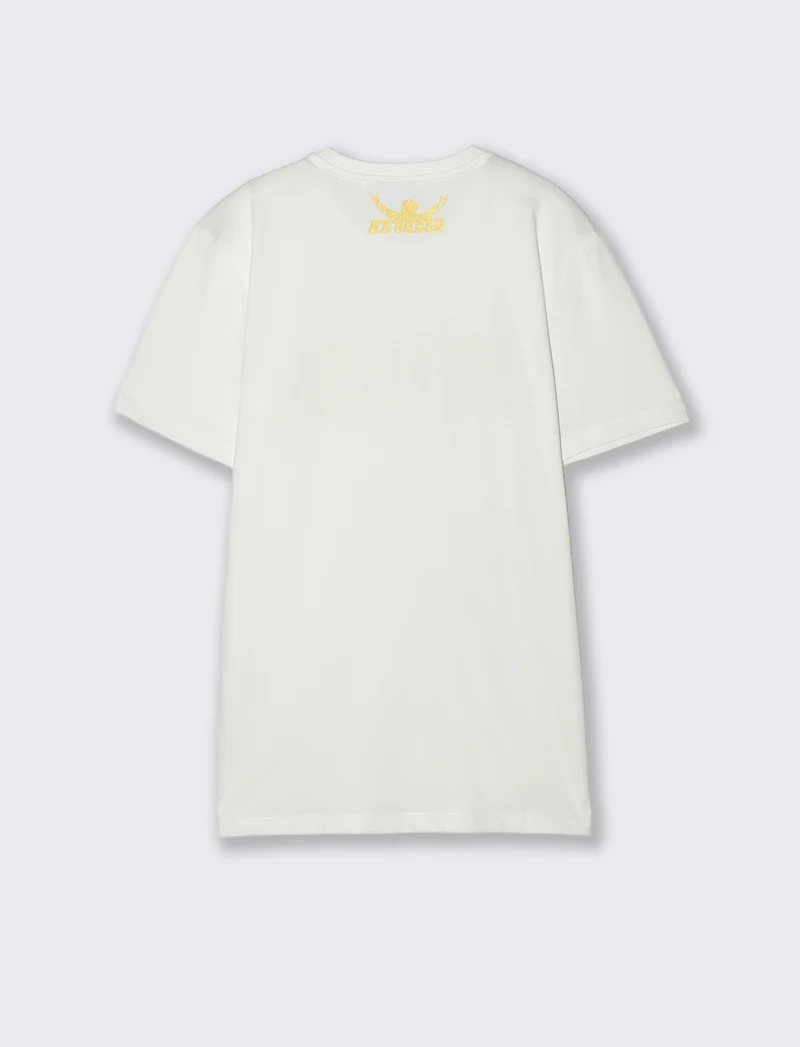 T-Shirt Jersey Premium D10S Girocollo - Bianco