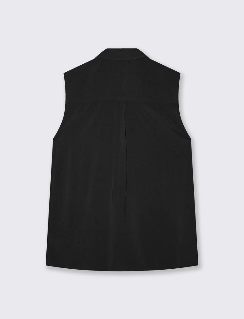 Casacca con Scollo a V Elegante - Nero