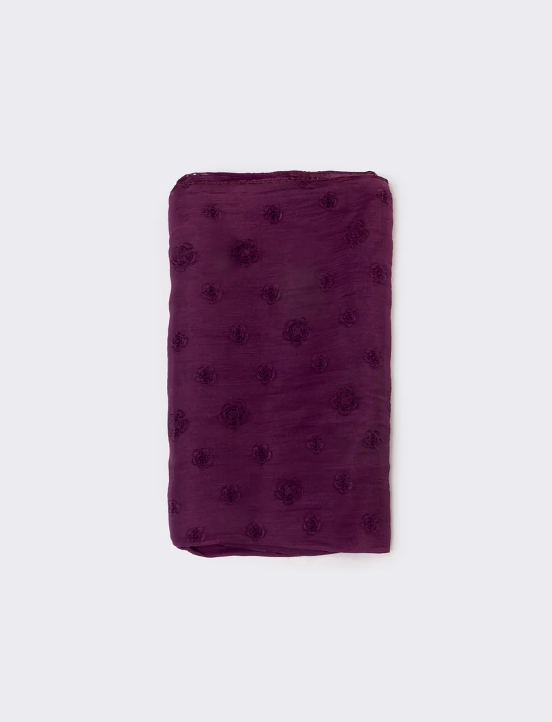 Foulard e stola in vari tessuti - Viola