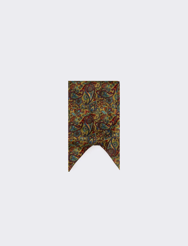 Foulard cravatta in satin per donne - Multicolore
