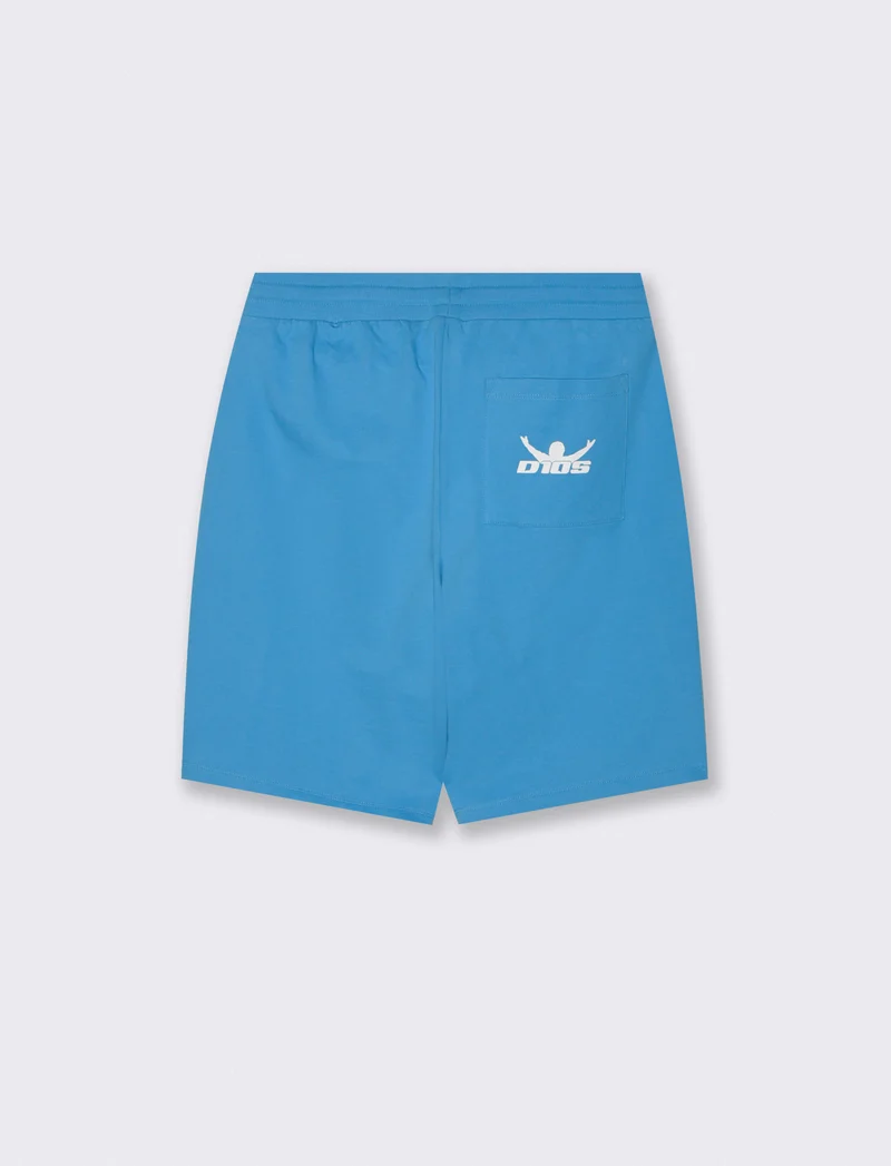 Bermuda in felpa con stampa D10S - Bluette
