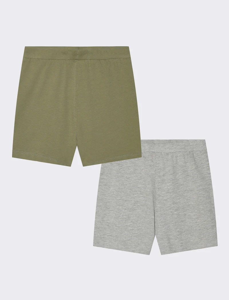 Completo canotta e pantaloncini casual - Verde salvia