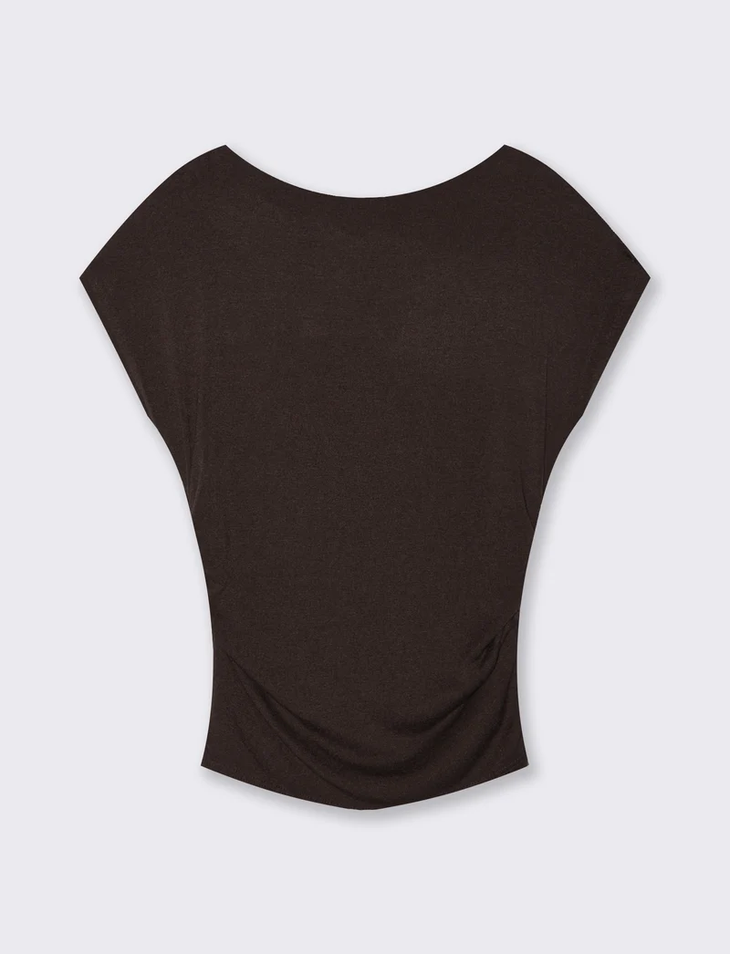 Tshirt over in maglia - Moro