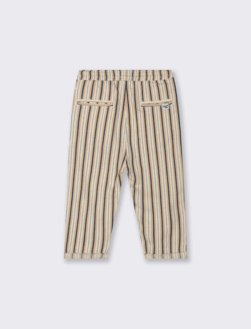 Pantalone elegante a righe con coulisse - Righe