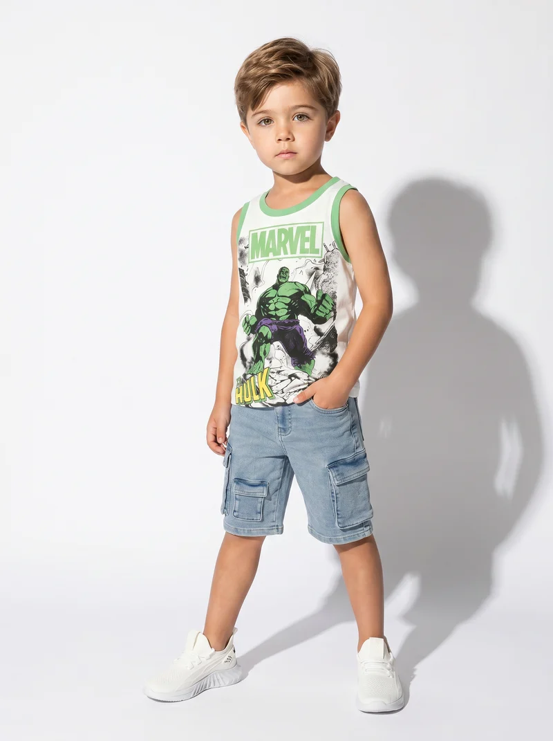 Canotta Marvel per bambini versatile e divertente - Verde