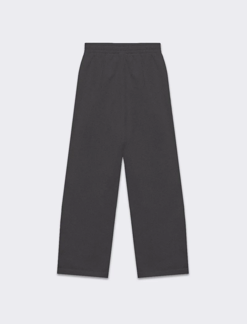 Jogger basico flare da donna - Grigio piombo