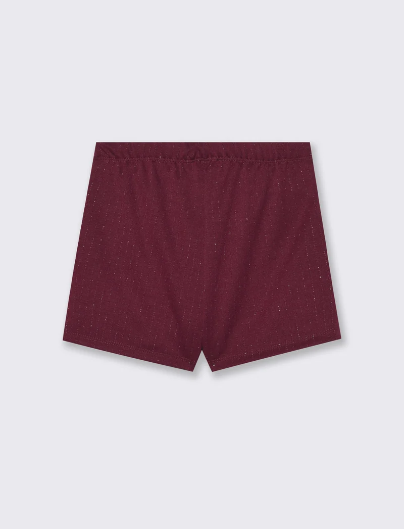 Short bambina - Bordeaux