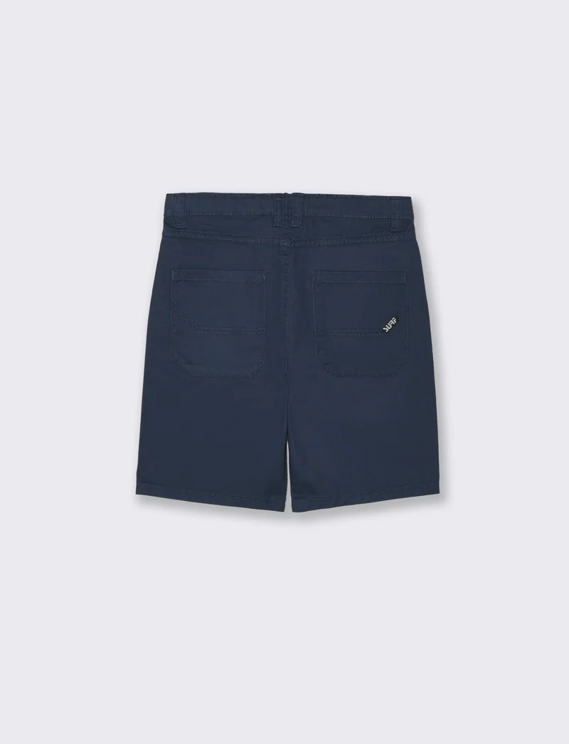 Bermuda 5 tasche in cotone per ogni stile - Blu