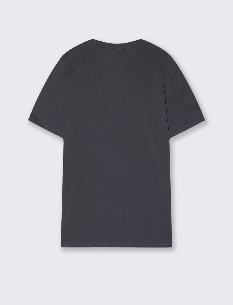 T-shirt in cotone girocollo regular fit - Avion